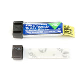 150mAh 1S 3.7V 25C LiPo Battery: PH 1.5 (Ultra Micro)